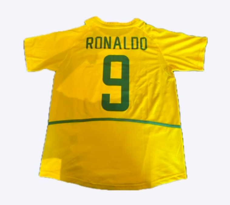 Brasil 'Ronaldo 9' Retro Jersey 2002 retro