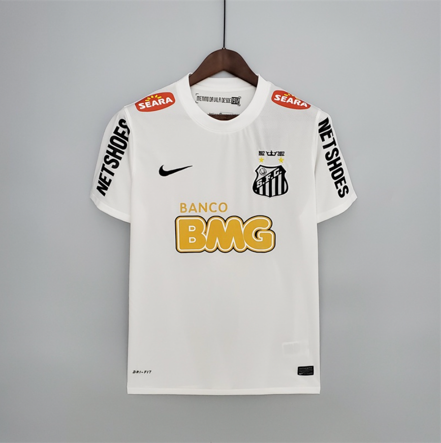 Santos 2012 2013 Camiseta De Fútbol Local NEYMAR Retro Camisa