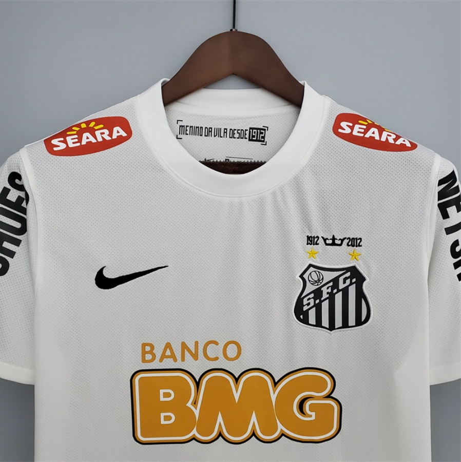 Santos 2012 2013 Camiseta De Fútbol Local NEYMAR Retro Camisa