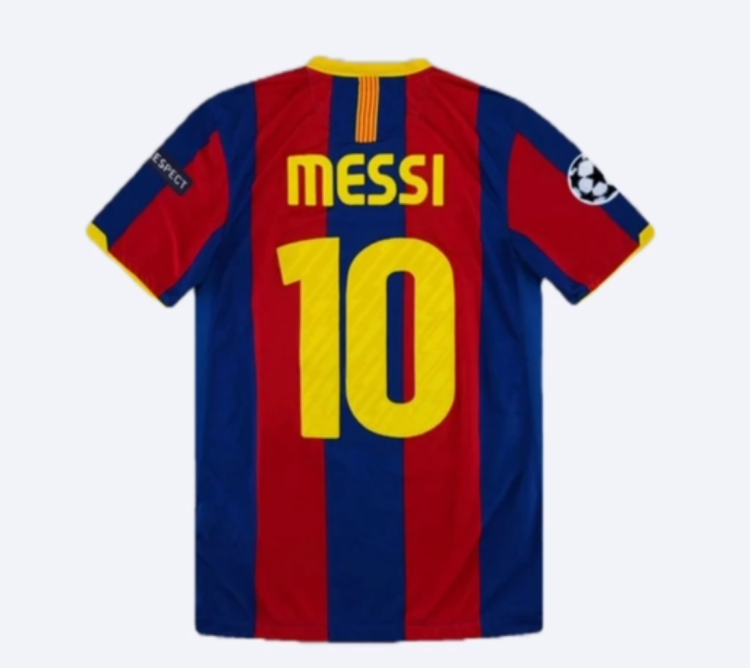 Barcelona 'Messi 10' 2010-2011 Home Jersey