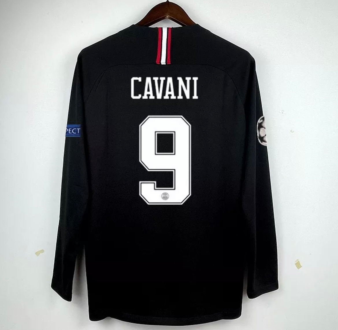 Jersey De Fútbol De Manga Larga 18-19 Paris Saint-Germain (Neymar 10)(Cavani 9) (Rabiot 25)(Jordan 23) (Mbappe 7)