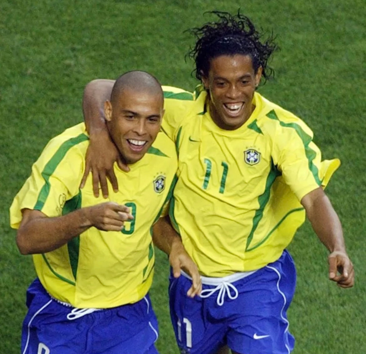 Brasil 'Ronaldo 9' Retro Jersey 2002 retro