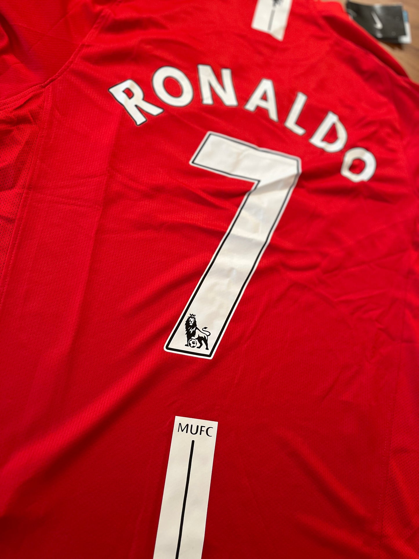 Manchester United Home 'Ronaldo 7' 2007-2008  Retro Jersey Manga Corta y Manga Larga