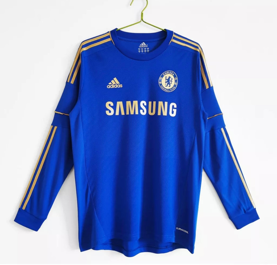 12-13 Chelsea Home Manga Larga Retro Jersey De Fútbol