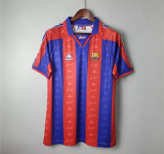 1996/97 Barcelona Camiseta Retro De Manga Corta De Alta Calidad (Guardiola 4)