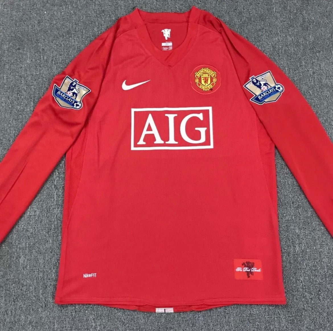 Manchester United Home 'Ronaldo 7' 2007-2008  Retro Jersey Manga Corta y Manga Larga