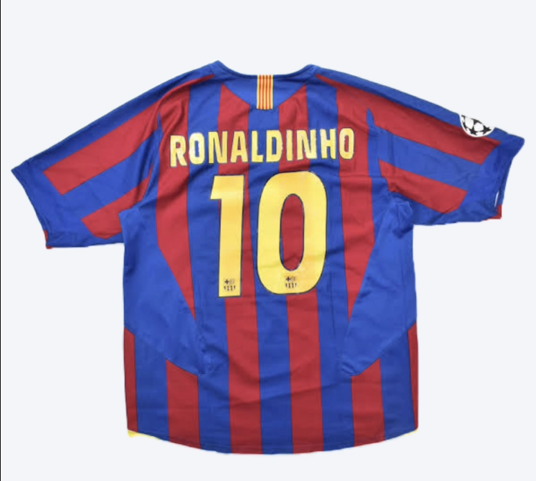 Camiseta FC Barcelona 2005-2006 - 'Ronaldinho 10'